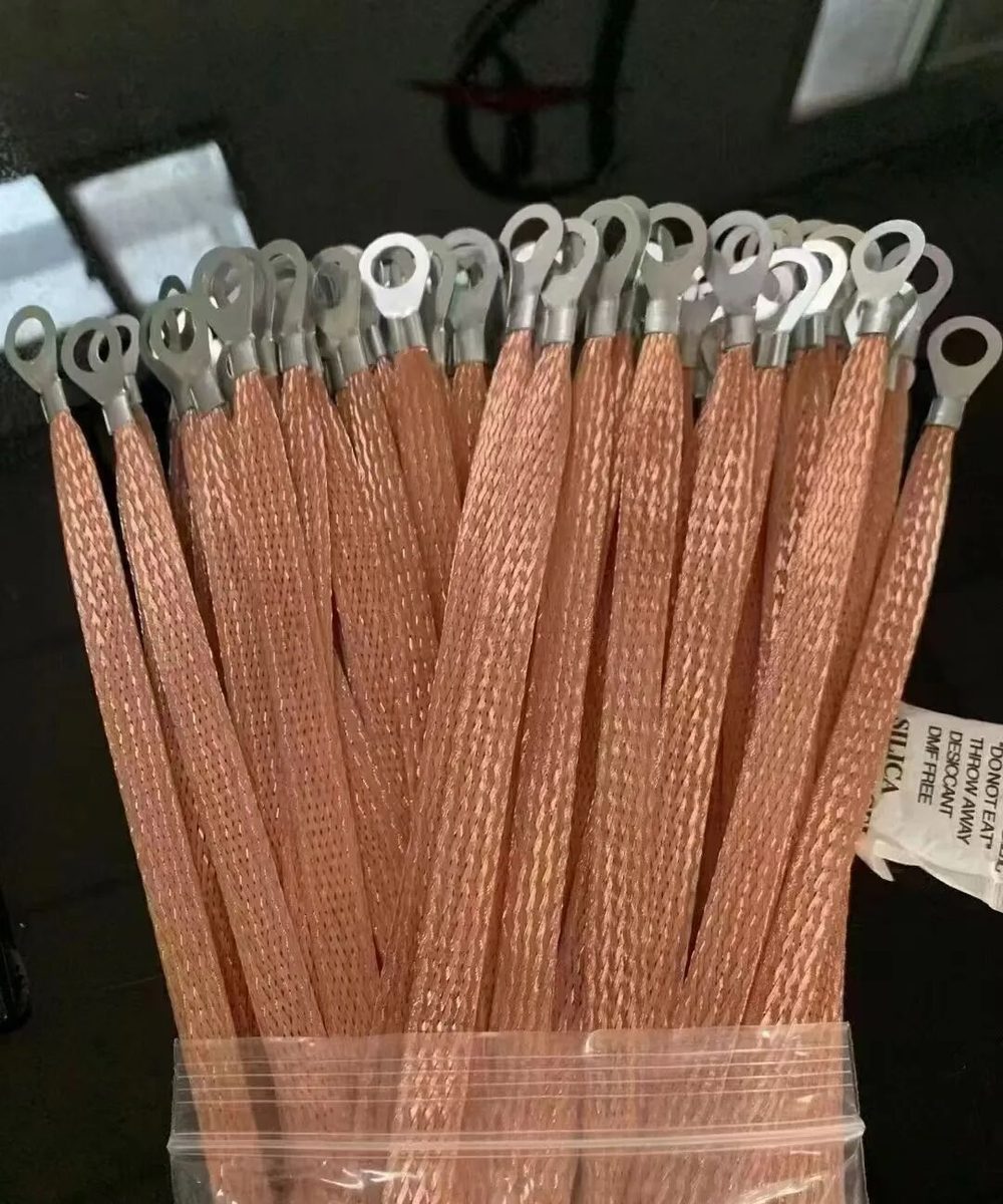 Trenzas planas con terminales prensados