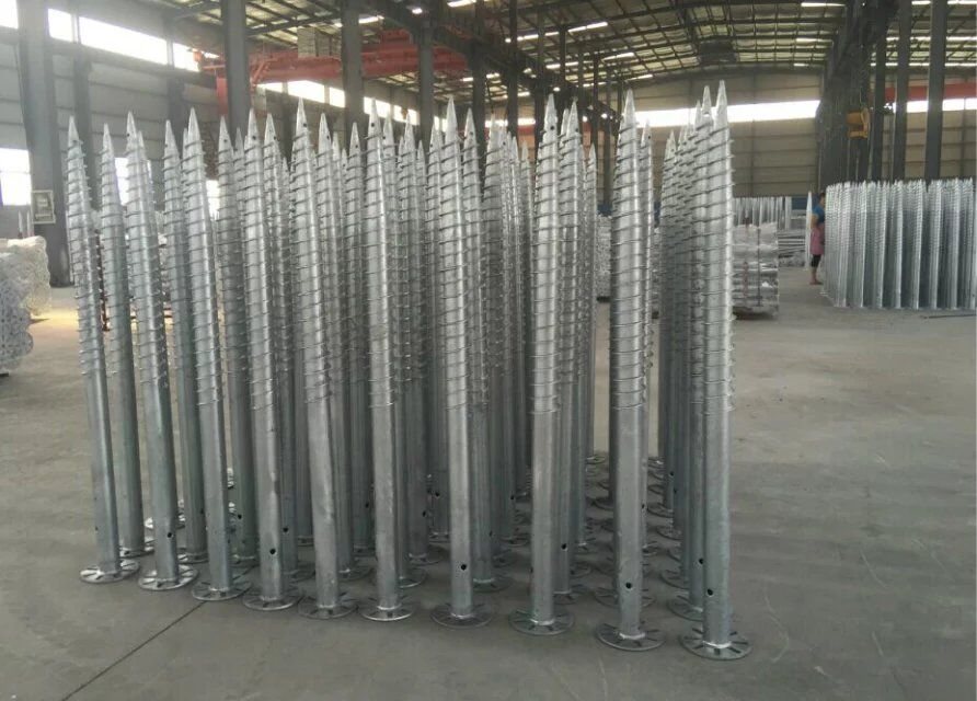 1800 mm Flange Top Ground Screw — XGreen Solar