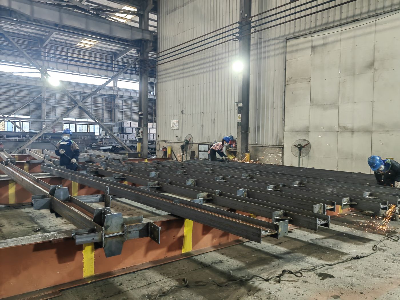 H-Beam Brackets Welded to Drawing — XGreen Solar